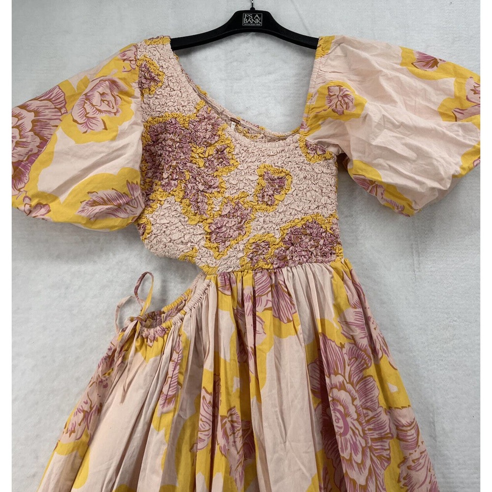 Free People Kalina Printed Midi Dress Size Xsmall - Picture 5 of 14
